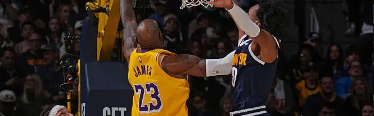 足球赛事-湖人实现16分大逆转！掘金末节9分钟仅8分 下半场仅36分崩盘